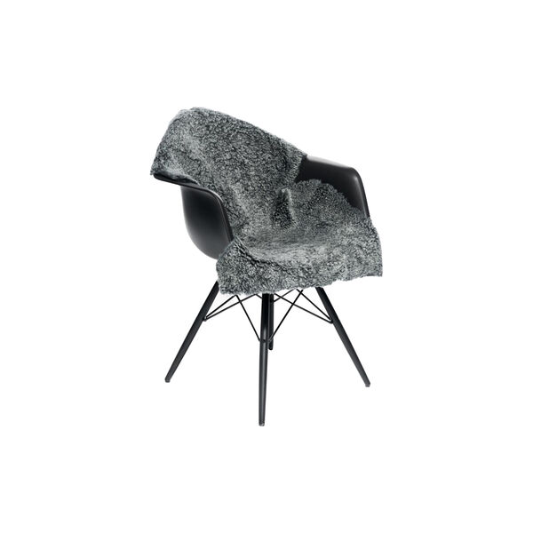 New zealandsk curly lammeskind, grafit New zealandsk curly lammeskind, grafit, NATURES Collection