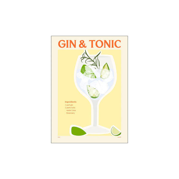 PSTR Gin Tonic, Poster & Frame