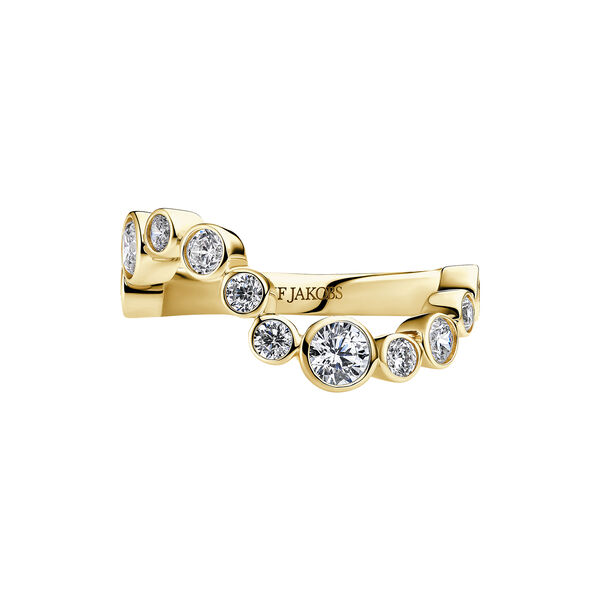 Sardinien Wave Ring | Forgyldt, Sif Jakobs Jewellery