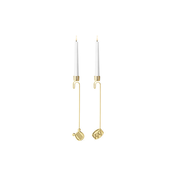 2026 Lyseholders&aelig;t Tromme/Harpe, guld, Georg Jensen