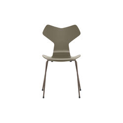 Grand Prix™ 3130 fuldlakeret stol, olive green/brown bronze, Fritz Hansen