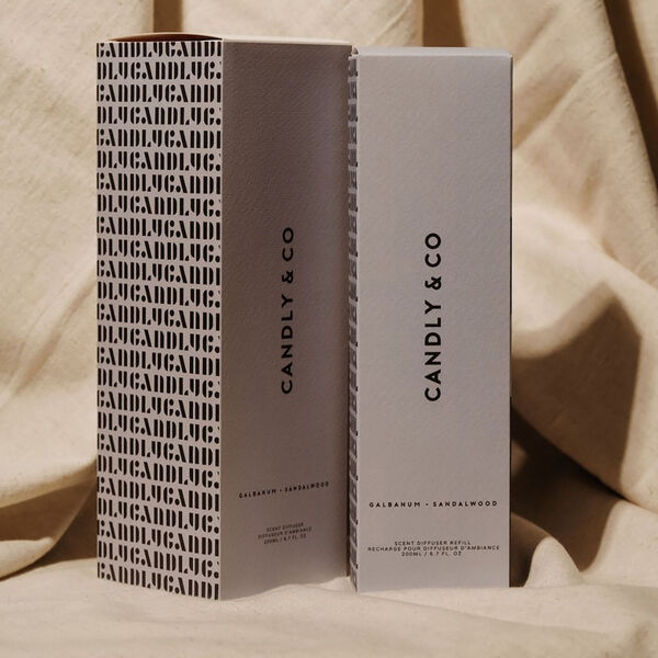 No. 6 Diffuser Refill, Galbanum/Sandalwood, Candly & Co