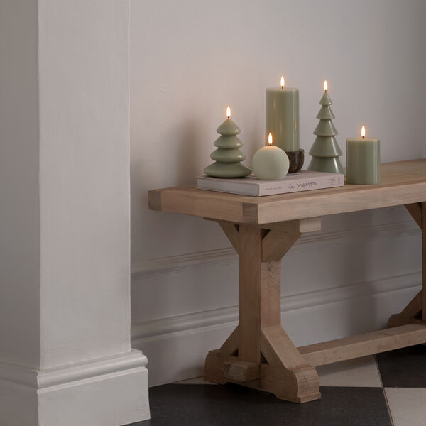 LED Smooth candle Christmas tree | 10x20 | Sage green, Uyuni Lighting