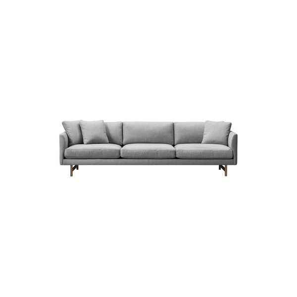 5523 Calmo 80 3 pers. sofa, gr&aring;/r&oslash;get eg, Fredericia Furniture