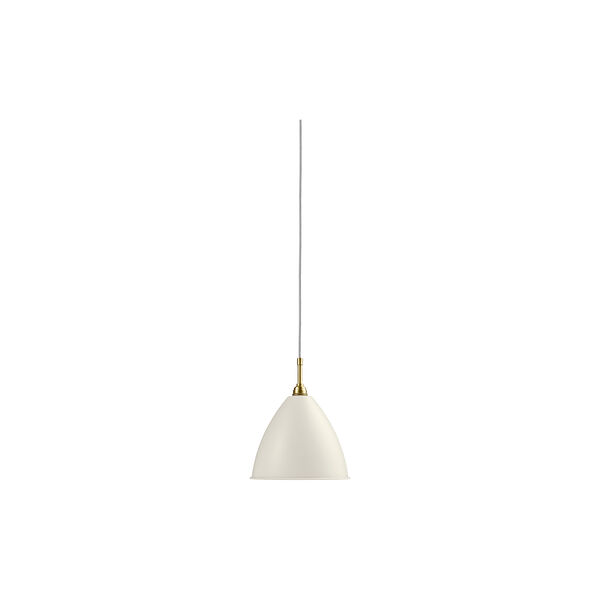 Bestlite BL9 Pendant, soft white semi matt/brass Bestlite BL9 Pendant, soft white semi matt/brass, GUBI