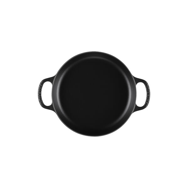 Everyday st&oslash;bejern stegepande 28 cm, matte black, Le Creuset