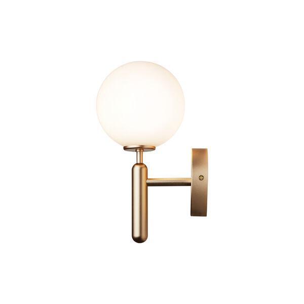 Miira Wall Lamp, brass/opal Miira Wall Lamp, brass/opal, Nuura