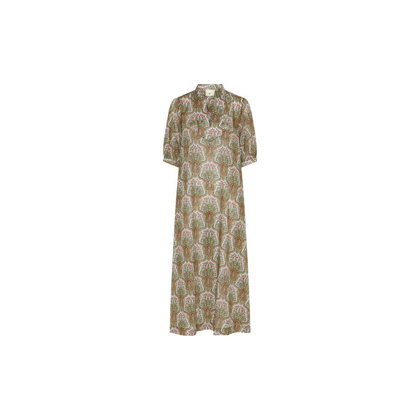 HMHeliva dress, green paisley print, Heartmade