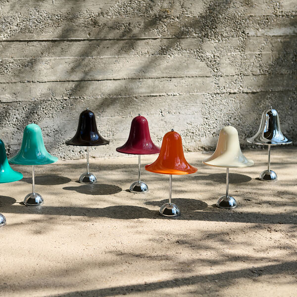 Pantop Portable bordlampe, chrome, Verpan