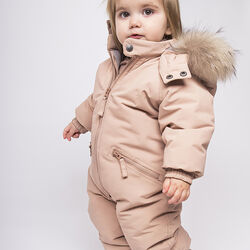 Original Wintersuit with Fur, mahogany rose, VER de TERRE