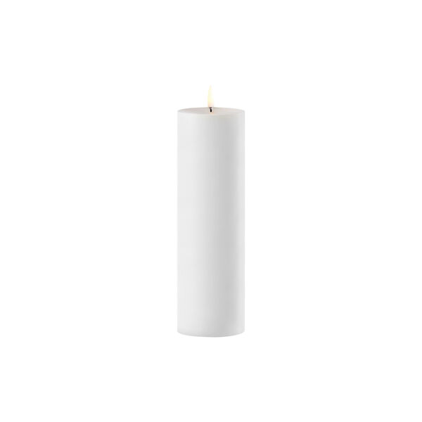 Outdoor LED maxi pillar, white, Uyuni Lighting