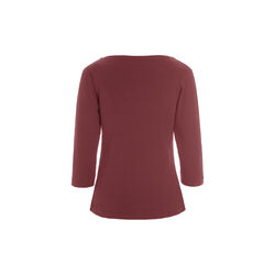 Naibu rib bluse med 3/4 ærme, maroon, BITTE KAI RAND