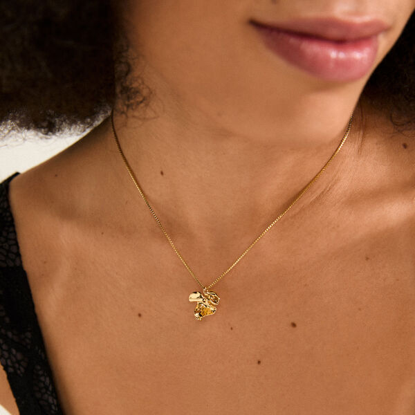 LUIS halskæde, guldbelagt, Pilgrim