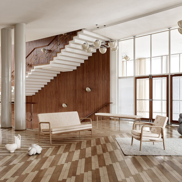 VLA76 Foyer loungestol, Sif 90/olieret eg, Carl Hansen & S&oslash;n