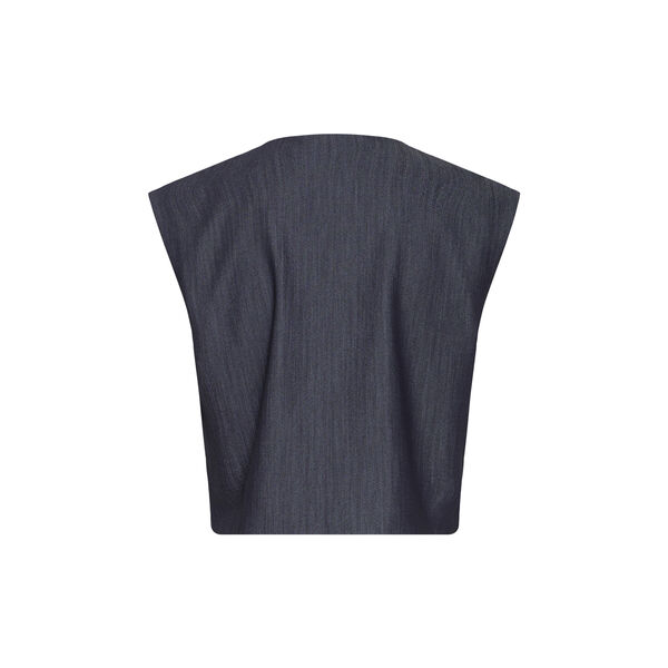 IHJUMI Waistcoat, dark blue, ICHI