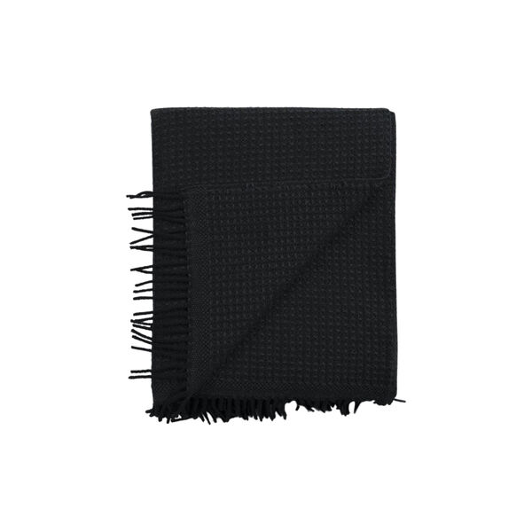 VEGA Throw, black VEGA Throw, black, Røros Tweed