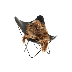 Islandsk langhåret lammeskind, rusty brown, NATURES Collection