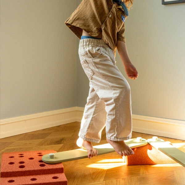 2 x balancebomme, dusty green, MODU