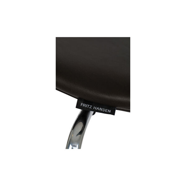 Serie 7™ 3107 fuldpolstret stol, dark brown/chrome Serie 7™ 3107 fuldpolstret stol, dark brown/chrome, Fritz Hansen