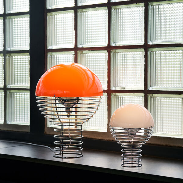 Wire Portable bordlampe, white, Verpan