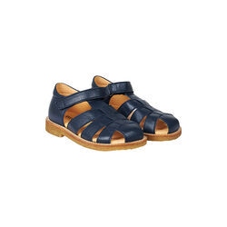 Sandal med justerbar velcro, navy, ANGULUS