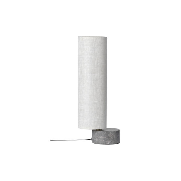Unbound Table Lamp, grey marble/canvas, GUBI