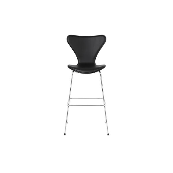 Serie 7&trade; 3197 forsidepolstret barstol, Soft sort, Fritz Hansen