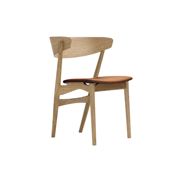Sibast No 7 spisestol, oiled oak/cognac, Sibast Furniture