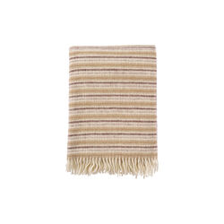 Frida plaid, sand, Klippan Yllefabrik