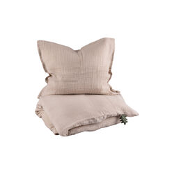 2-delt musselin babysenget&oslash;j, seabreeze beige, Sebra