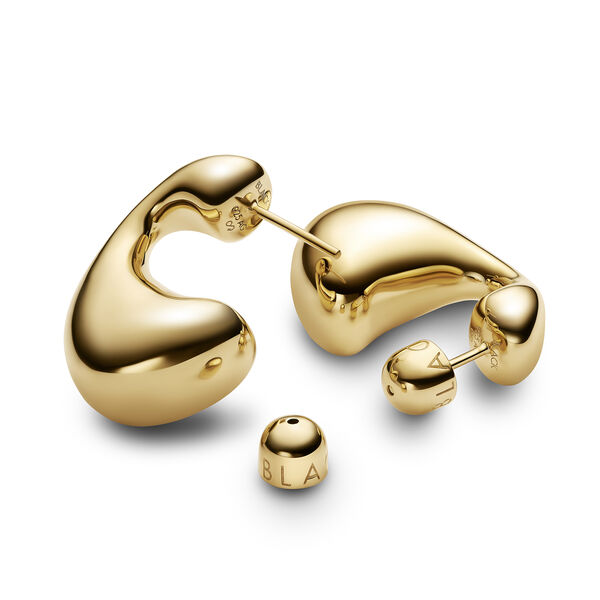 Dolphin Earring Large, gold Dolphin Earring Large, gold, Maria Black