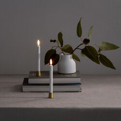 Lysestage mini tilspidset 2-pack, brass, Uyuni Lighting