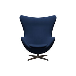 &AElig;gget&trade; 3316 loungestol, Christianshavn 1153 blue uni/brown bronze, Fritz Hansen
