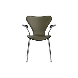 Serie 7&trade; 3207 forsidepolstret stol, Essential moss green, Fritz Hansen