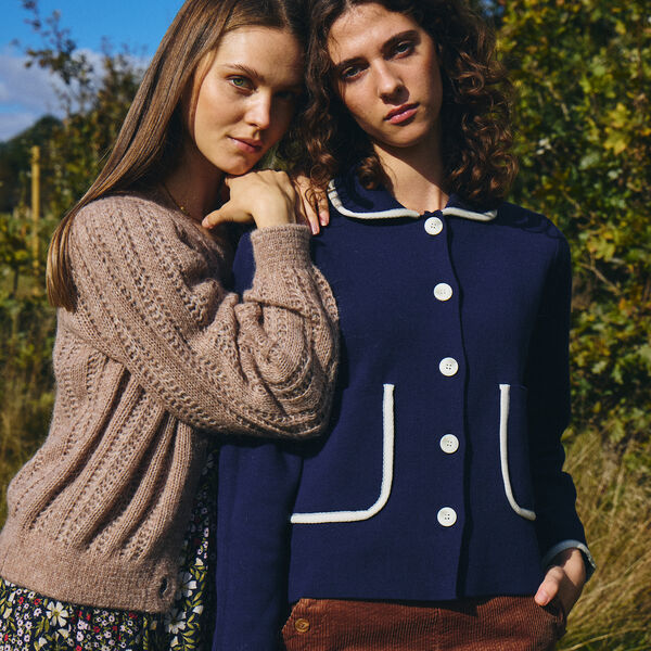 IRUMA Cardigan, maritime blue, Atelier Rêve