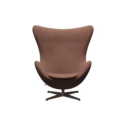 &AElig;gget&trade; 3316 loungestol, Christianshavn 1132 beige/orange/brown bronze, Fritz Hansen
