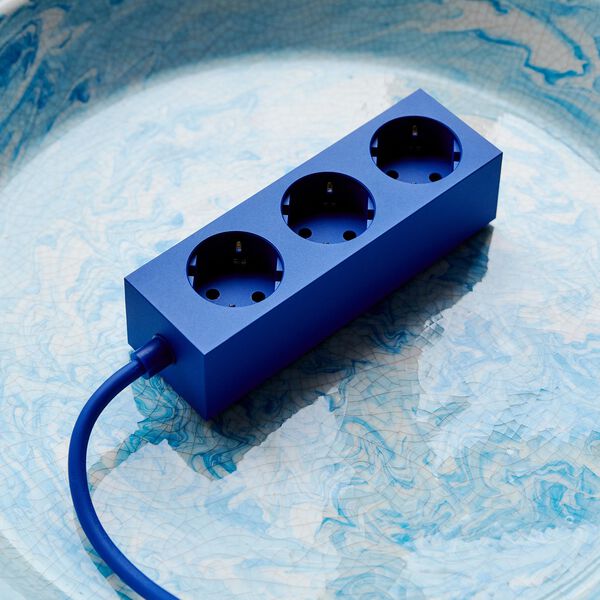 Power Bar 2 meters, ultra marine, Pedestal