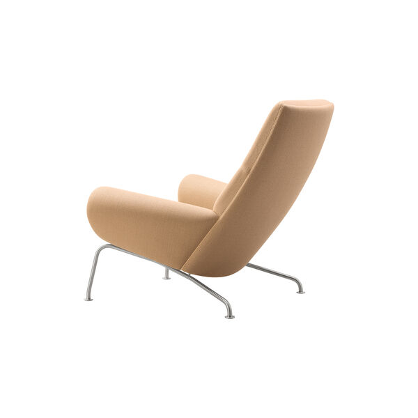 Wegner Queen Chair |  Natural| L&aelig;nestol + Ottoman, Fredericia Furniture