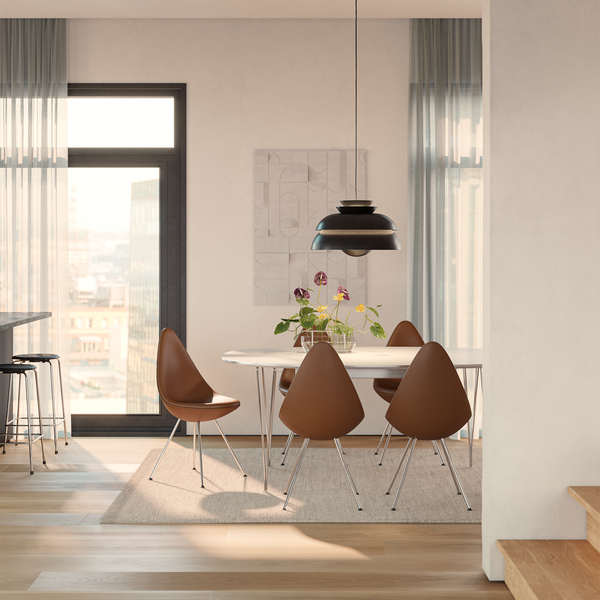 Dråben™ 3110 stol, wild walnut Dråben™ 3110 stol, wild walnut, Fritz Hansen