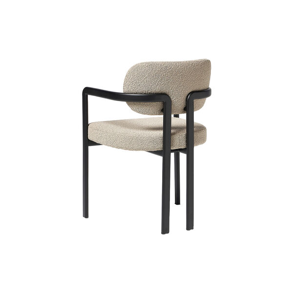 Adrien Arm Chair, boucl&eacute; beige, Westwing Collection