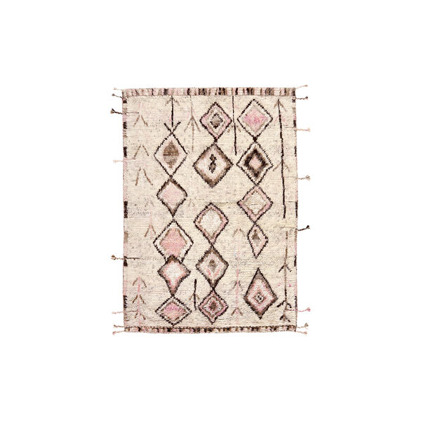 Tribe gulvt&aelig;ppe, ivory pink, Rezas