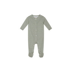 Newborn Suit W. Feet | Moss/Offwhite | Heldragt, Serendipity