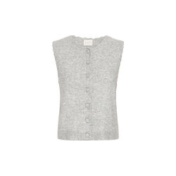 IRLOVEY Waistcoat, medium grey melange, Atelier Rêve