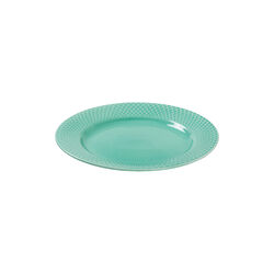Rhombe Color frokosttallerken &Oslash; 21 cm, aqua, Lyngby Porcel&aelig;n