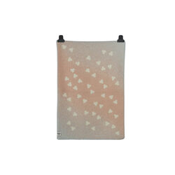 MELVIN Baby Size Throw, light pink/light blue, R&oslash;ros Tweed