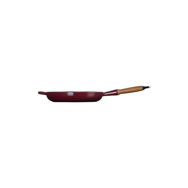 Signature st&oslash;bejern stegepande med tr&aelig;h&aring;ndtag &Oslash; 28 cm, garnet, Le Creuset
