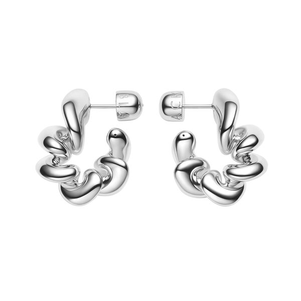 Coil Hoops Medium, sølv Coil Hoops Medium, sølv, Maria Black