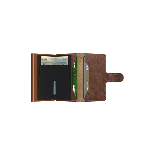 Miniwallet, saffiano caramel Miniwallet, saffiano caramel, Secrid