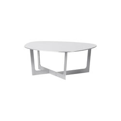 Insula sofabord, b&oslash;rstet aluminium, Fredericia Furniture