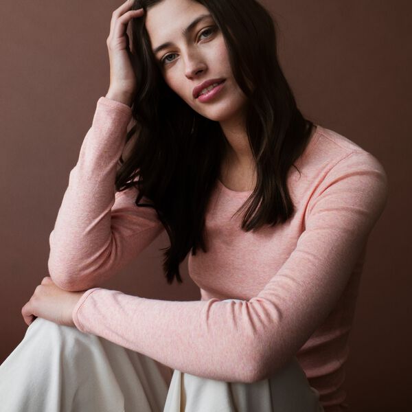 Slim Tee, coral, Serendipity